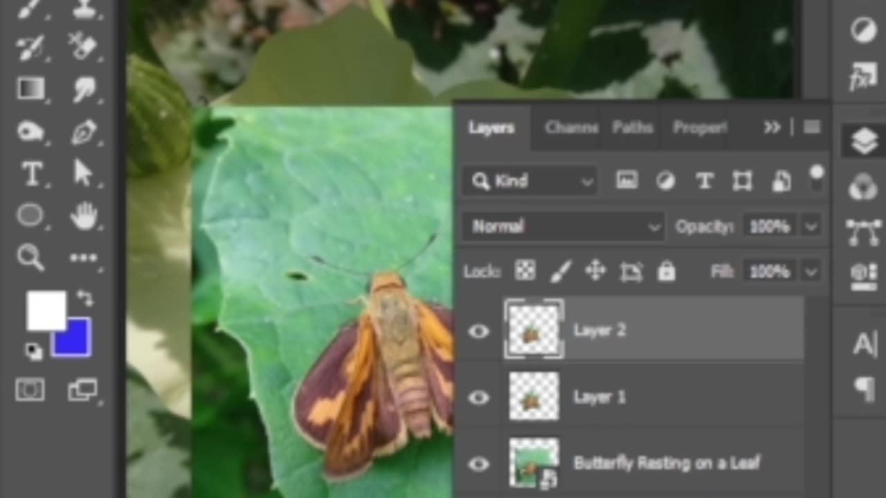 Blend 2 Images in Photoshop