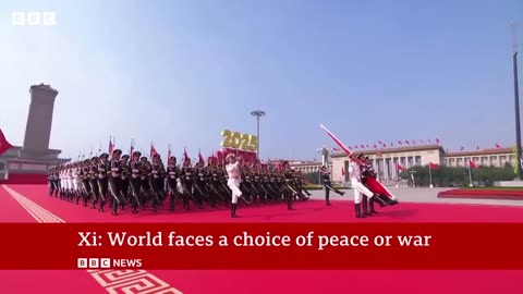 China unveils new weapons in massive parade attended by Vladimir Putin and Kim Jong Un _