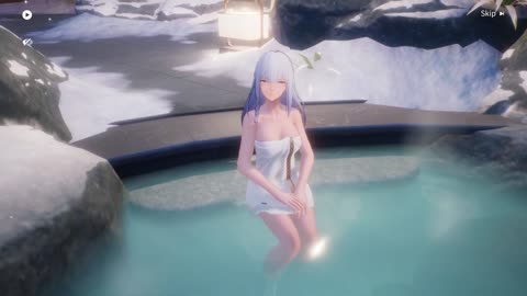 [4k] Snowbreak hot spring retreat CutScenes