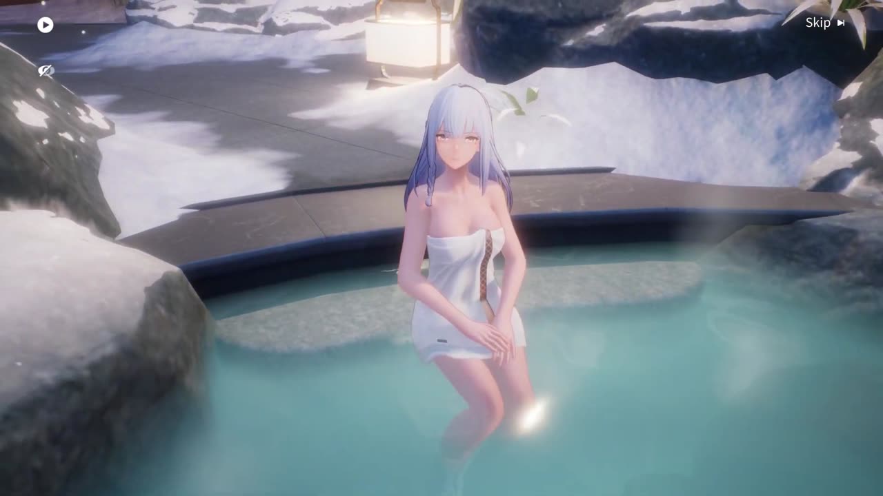 [4k] Snowbreak hot spring retreat CutScenes
