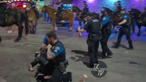Fight Erupts on 6th Street in Austin, TX – March 2, 2024