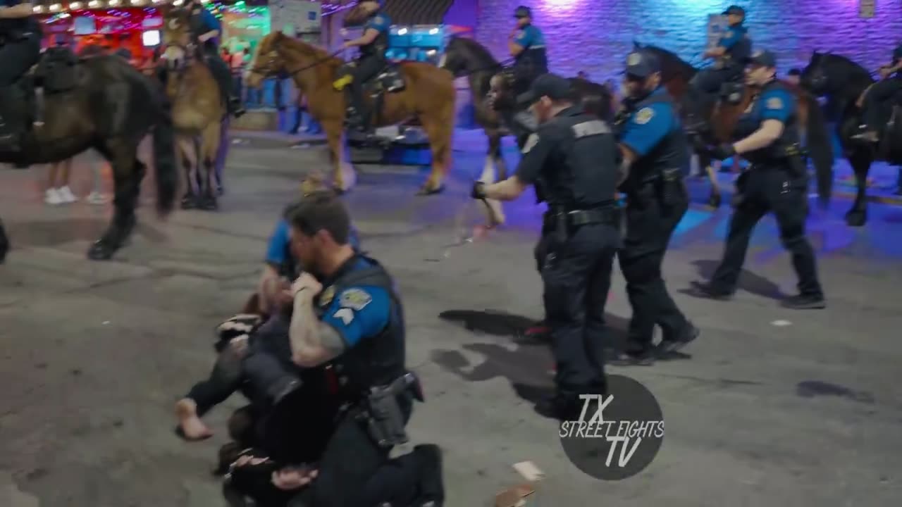 Fight Erupts on 6th Street in Austin, TX – March 2, 2024