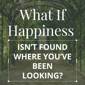 When You Have Everything But You're Still Not Happy...