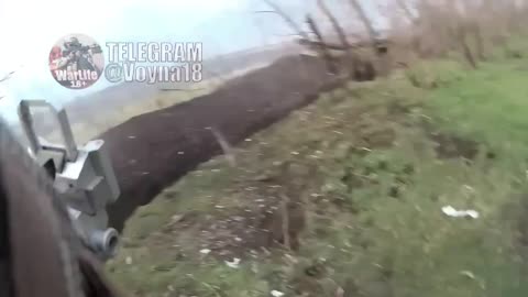 Ukrainians Open Fire on Incoming Drone