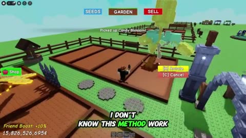 I Started With Only 1 Candy Blossom Seed To Become Trillionaire In Grow Garden