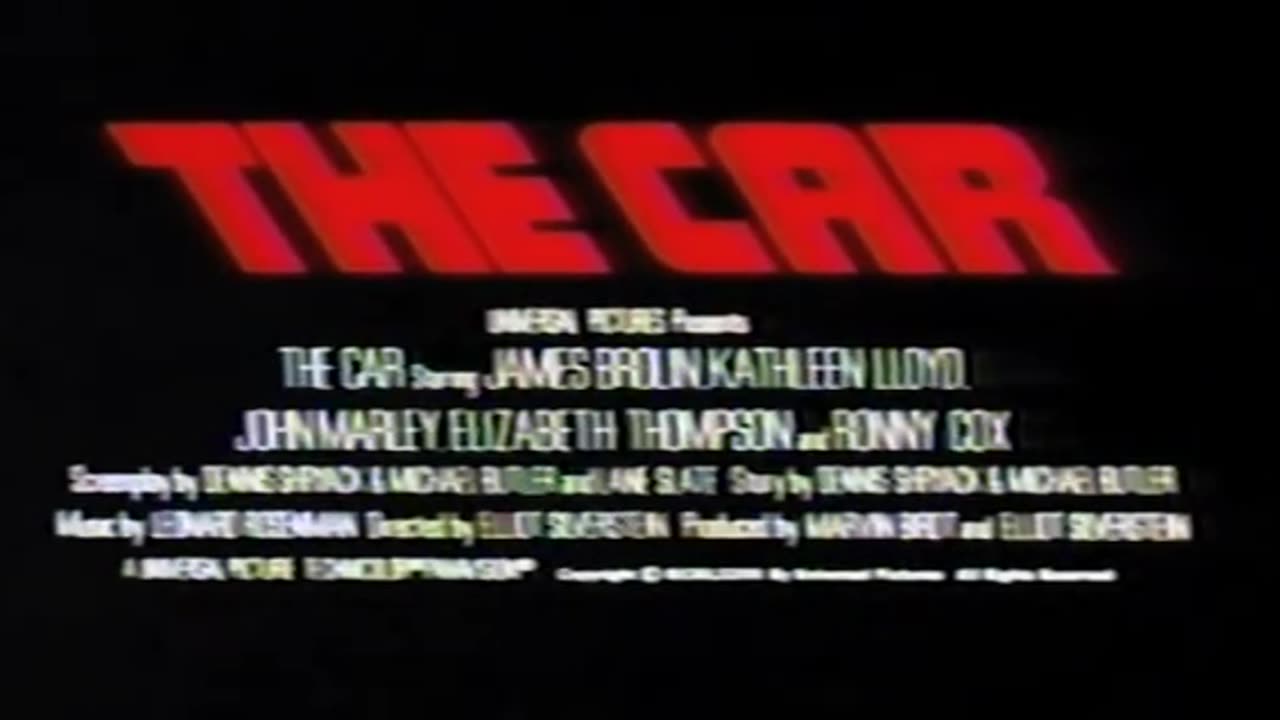 THE CAR (1977) movie trailer