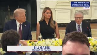 TRUMP HOSTS BILL GATES FOR DINNER