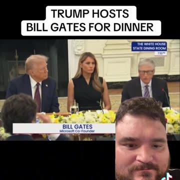 TRUMP HOSTS BILL GATES FOR DINNER