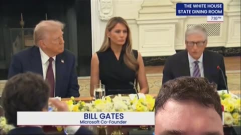 TRUMP HOSTS BILL GATES FOR DINNER