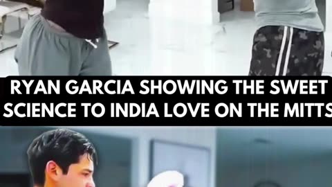 Ryan Garcia Teaches India Love How to Box! 🥊 She’s a NATURAL?!