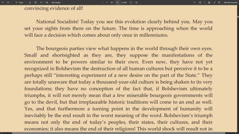 Adolf Hitler Speech 1/1/1932 | New Years Proclamation to the Party 3 of 6 ENG
