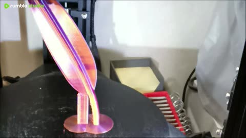 3D printing a quill pen third attempt