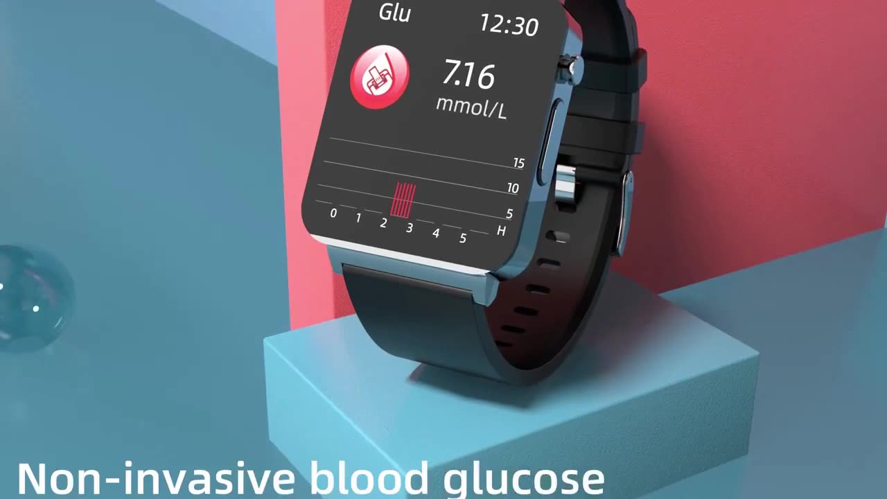 Smart Watch Three High Quality Laser Healthy Pulse Blood Pressure Measurement