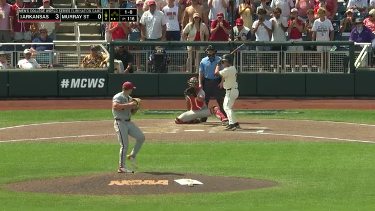 Le Baseball de la NCAA Arkansas vs Murray State