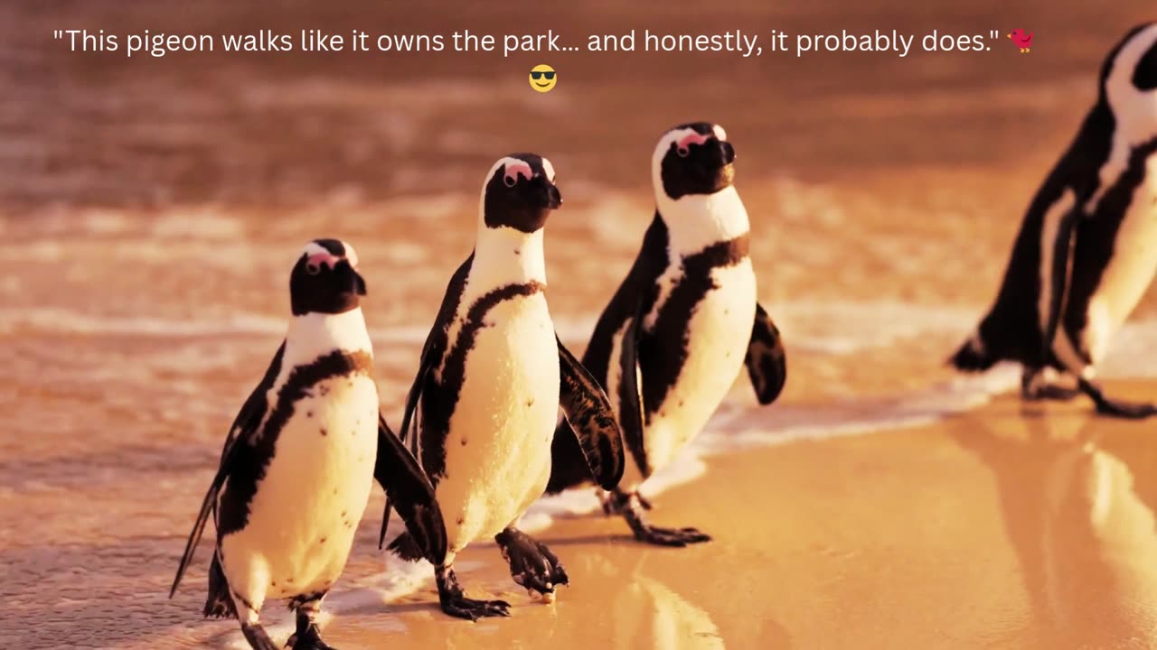 Confident Pigeon Walks Like It Owns the Park