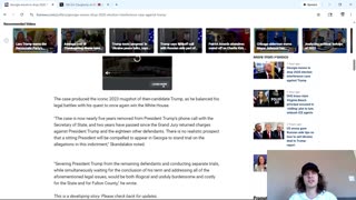 2020 Election Interference Charges Dropped Against President Trump