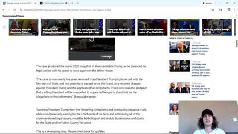 2020 Election Interference Charges Dropped Against President Trump