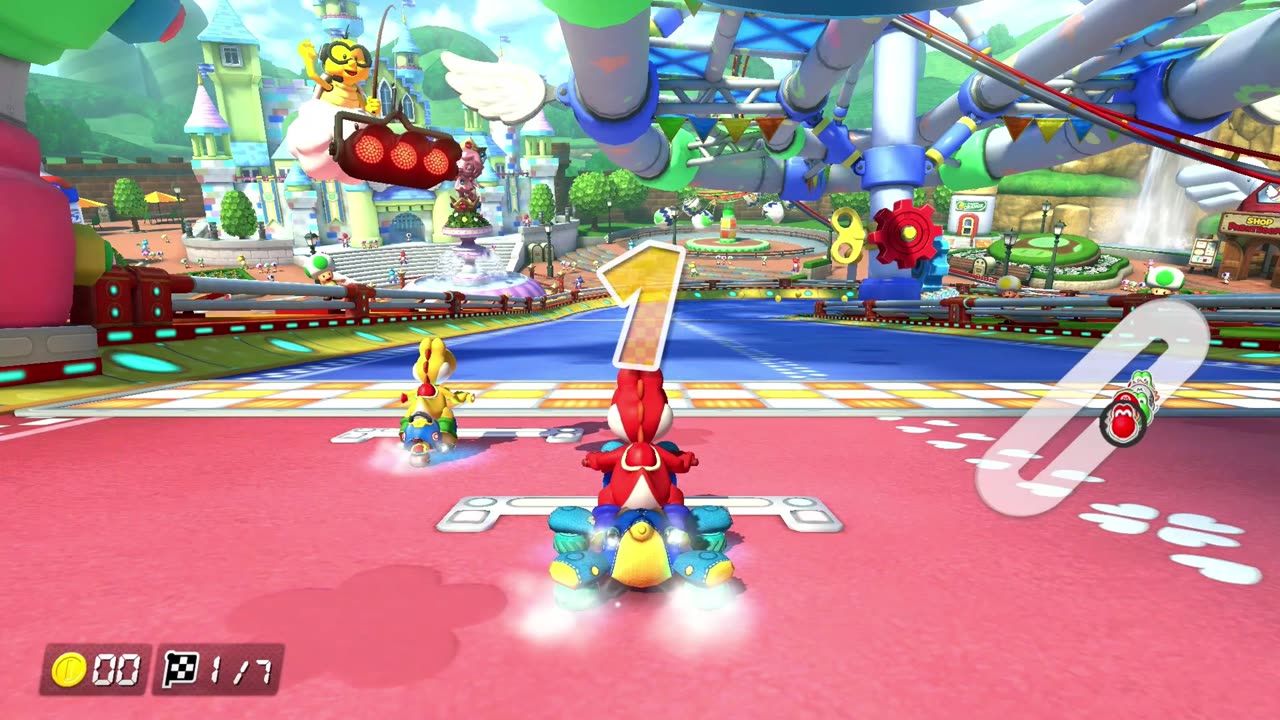 Mario Kart 8 Deluxe Race Four: GCN Baby Park
