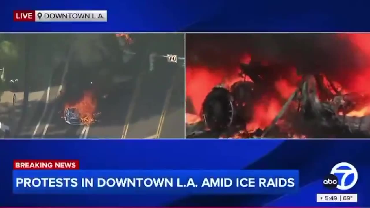 ABC News Under Fire Over Host's Riot Comments: 'People Having Fun Watching Cars Burn'