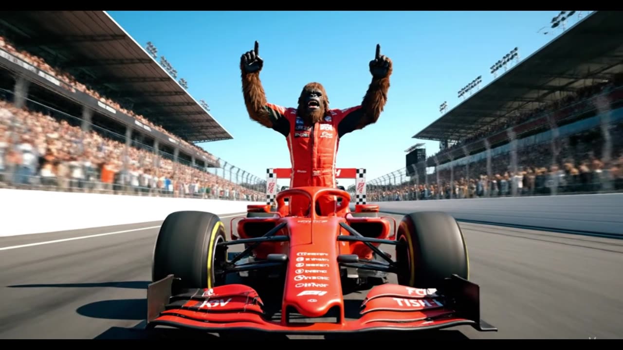 Bigfoot Becomes a Formula One Racer ️