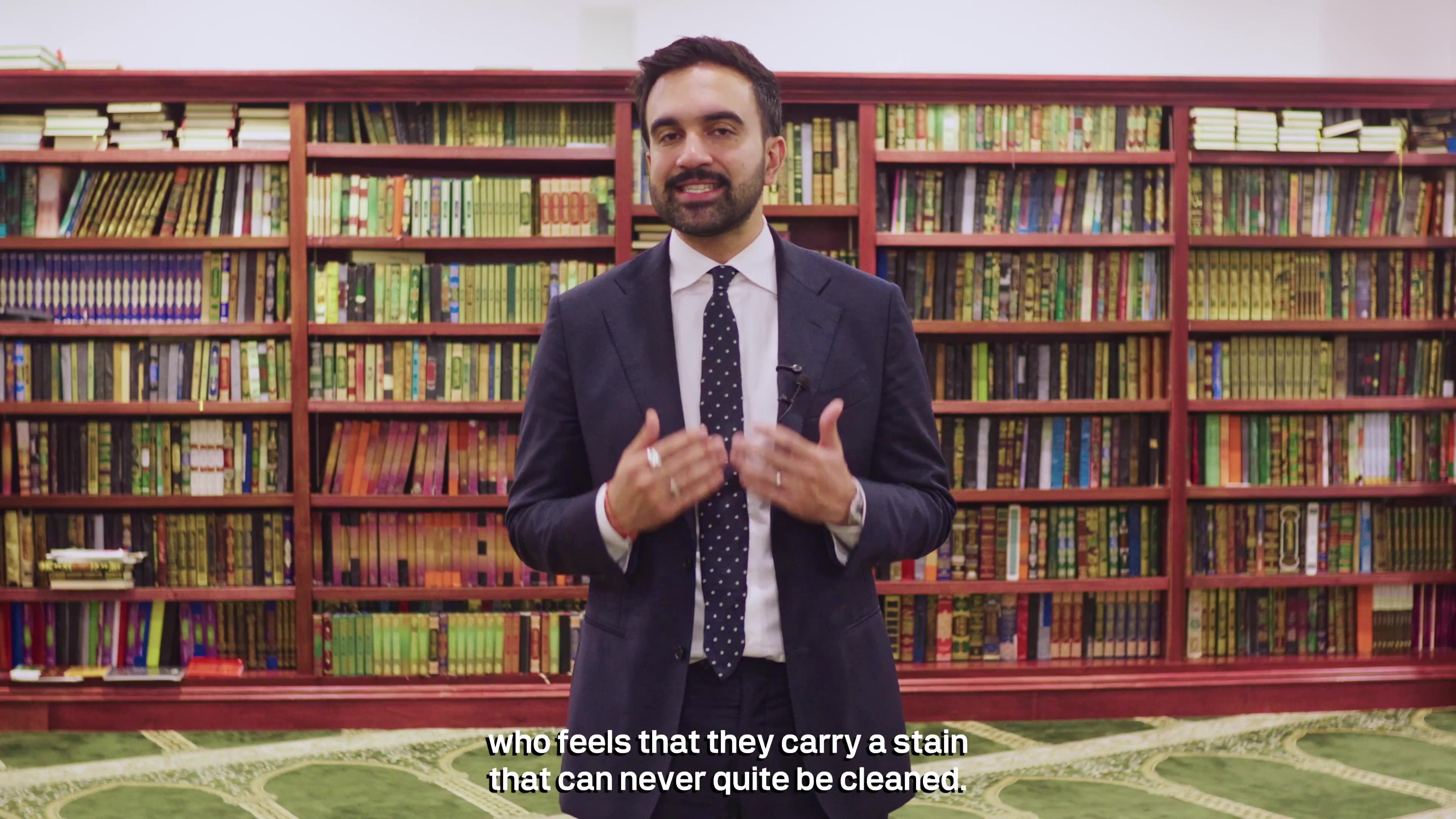 Mamandani is exposing himself.