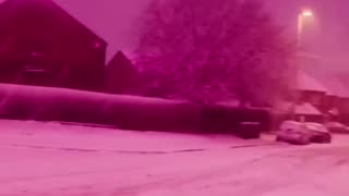 Sky Turns "PINK" In "BIRMINGHAM UK" Official Story is CRAZY!!