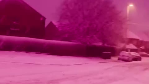 Sky Turns "PINK" In "BIRMINGHAM UK" Official Story is CRAZY!!