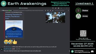 Earth Awakenings - Livestream 1 - #4238