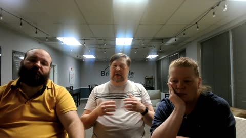 Bible reading, gaming, then close w/ prayer
