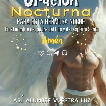 ORACIÓN 😇 🫠 🤍 💫