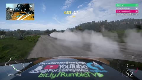 STREET RACING WITH @ForzaTreysVex - steering wheel gameplay
