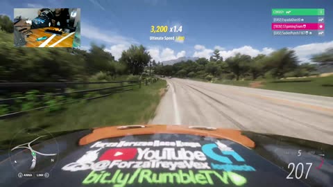 STREET RACING WITH @ForzaTreysVex - steering wheel gameplay