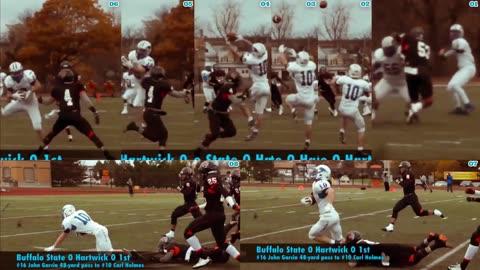 Prototype 557: Hartwick's John Garcia 48yd pass to Carl Holmes vs Buffalo State