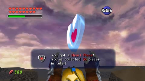 Zelda Ocarina of Time - The last heart piece