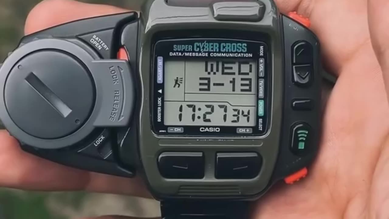 The iconic CASIO JG-200 Super Cyber Cross, 1995