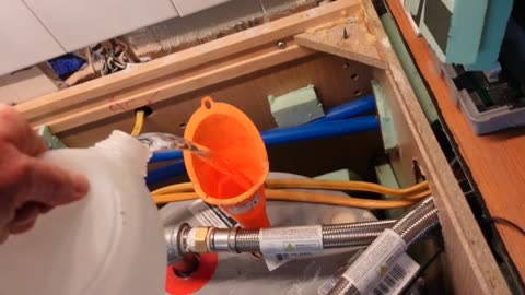 Water Heater Overhaul & Total Flush Out... Not one hunkagunk Left In The Tank. Took A Few Shots.