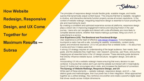 How Website Redesign, Responsive Design, and UX Come Together for Maximum Results