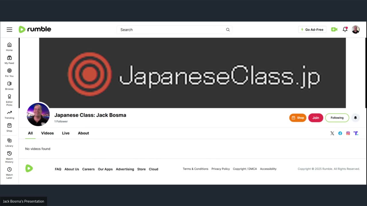 Japanese Class: Jack Bosma