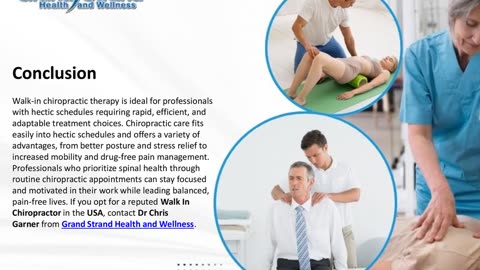 Benefits Of Walk-In Chiropractic Care For Busy Professionals