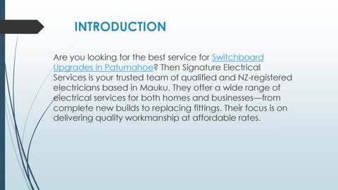 Best Switchboard Upgrades in Patumahoe