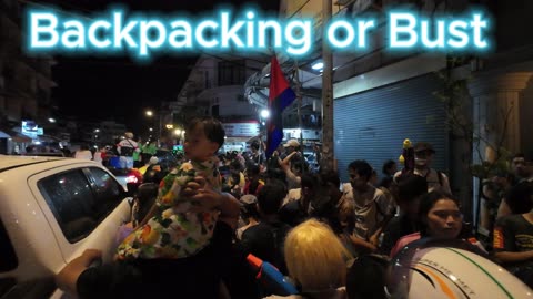 Streets of Phnom Penh during ចូលឆ្នាំខ្មែរ Cambodian New Years 2025 Part 6 4K60fps