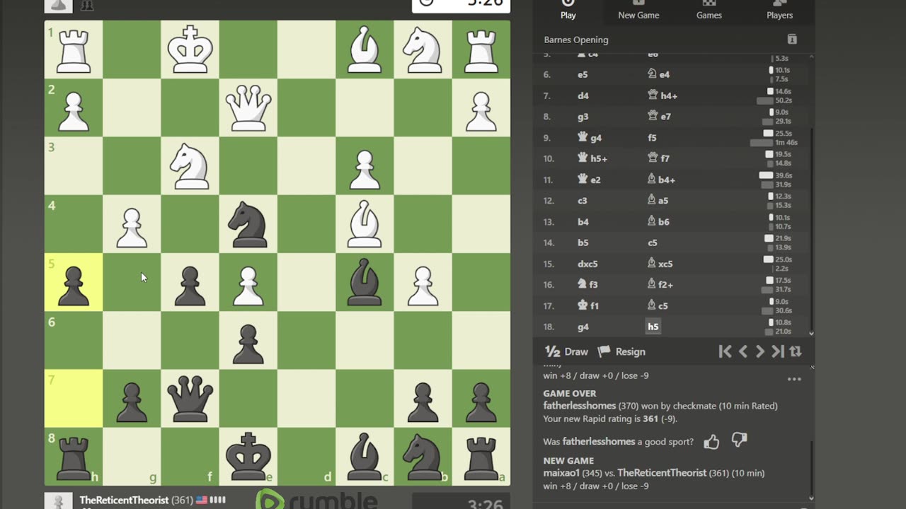 Playing Chess 4