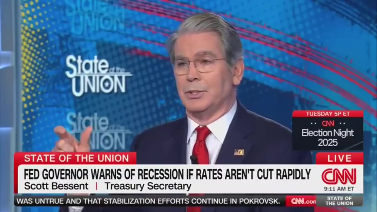 Tapper Do you agree that the US is at risk of a recession