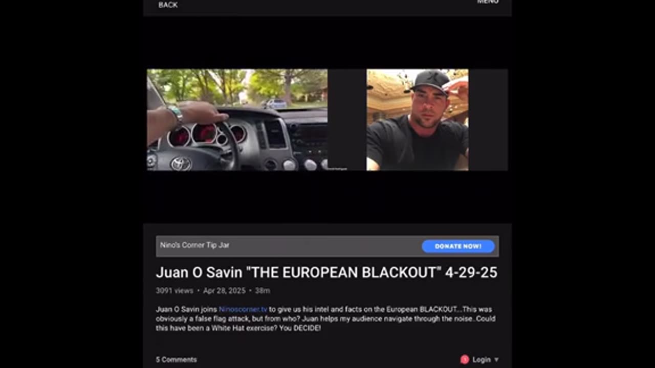 Juan/Nino on Portugal/Spain blackouts ..