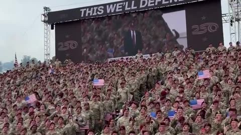 Trump at fort Bragg