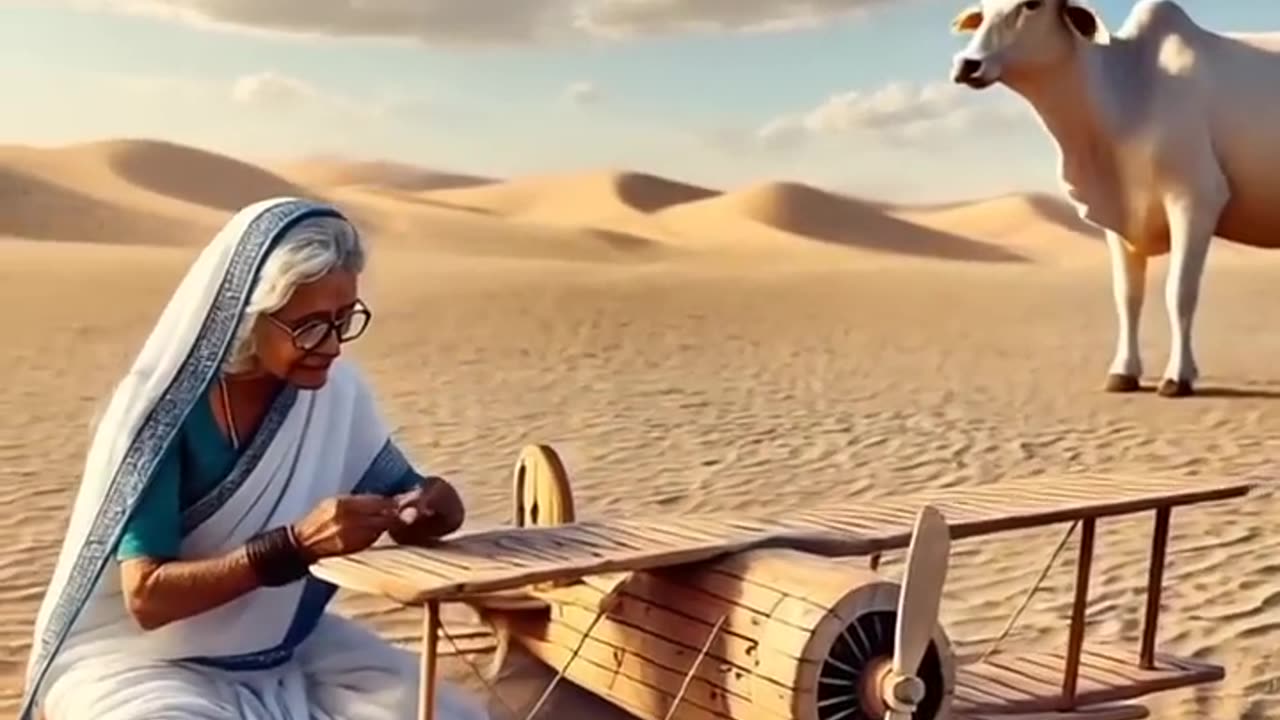 जब गांव सूख गया… दादी और गाय ने कर दिया चमत्कार 🙏🌾