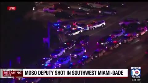 A Miami-Dade Sheriff’s deputy was reportedly ambushed and shot in the neck