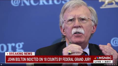 John Bolton is SCREWED. He has been indicted under the ESPIONAGE ACT