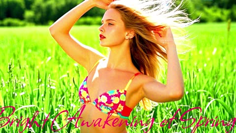 POP MUSIC. Song Bright Awakening of Spring..
