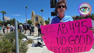 San Diego County Watchdog Mary Davis opposing AB 495